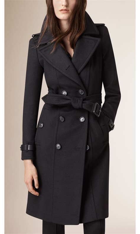 burberry wool coat with belt|Burberry black wool coat women's.